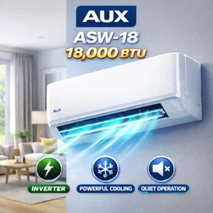 โปรแอร์ AUX ASW-18 18,000 BTU พร้อมติดตั้ง (เย็นฉ่ำ ห้องกลาง)