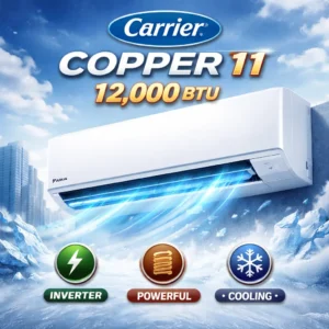 โปรแอร์ Carrier Copper 11 12,000 BTU พร้อมติดตั้ง (เย็นแรง ห้องกลาง)