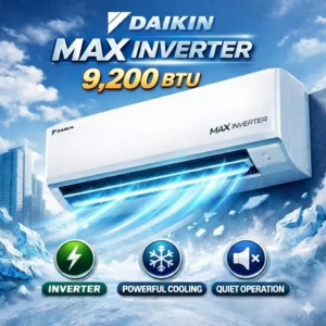 Daikin Max Inverter 9,200 BTU พร้อมติดตั้ง | เย็นเงียบ ประหยัดไฟ